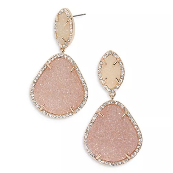 Baublebar Calla Druzy Drop Earrings NWT - Picture 2 of 2